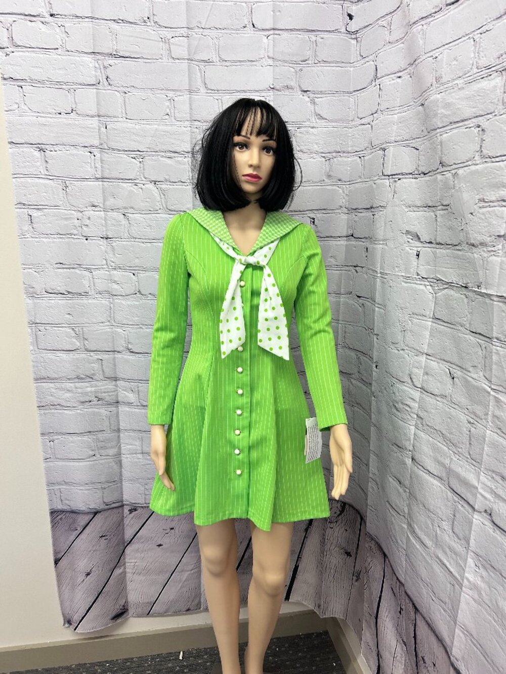 Vintage 1960's Pinstripe Dress with Tags